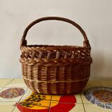 Vintage wicker basket