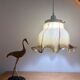 Suspension lamp xxl vintage glass clichy marbled effect