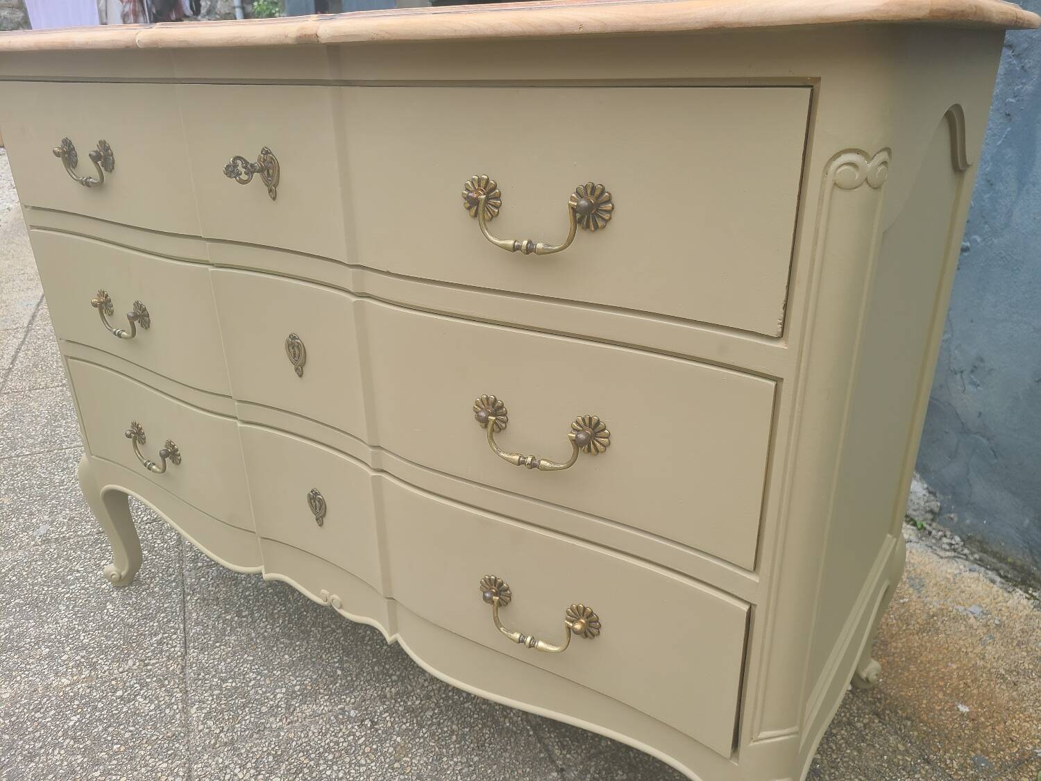 Renovated crossbow chest of drawers
