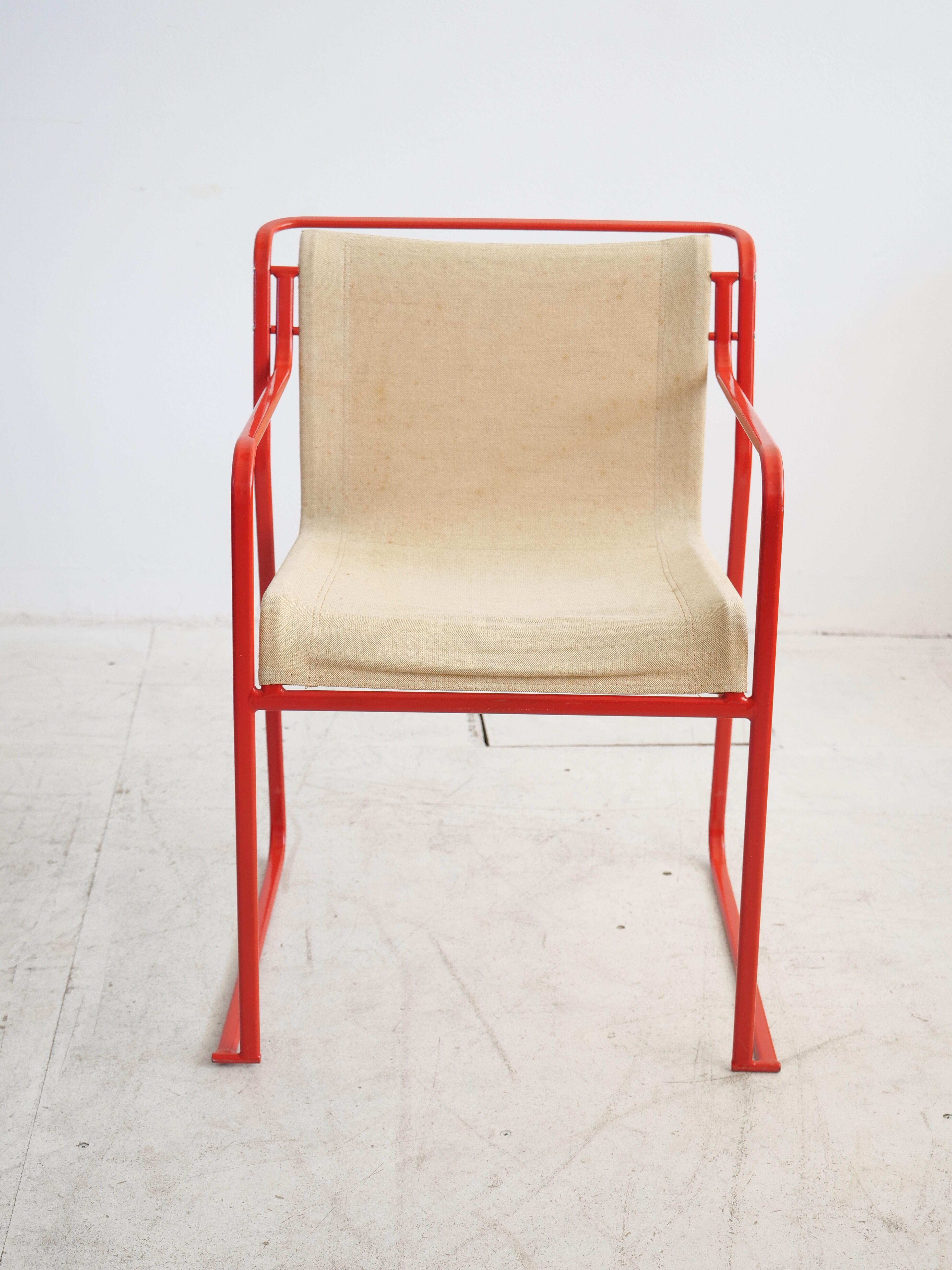 4 stackable chairs Gastone Rinaldi Thema Italy