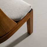 Vintage Swedish Modern Wooden "Lovö" Armchairs by Axel Einar Hjorth, 1930s