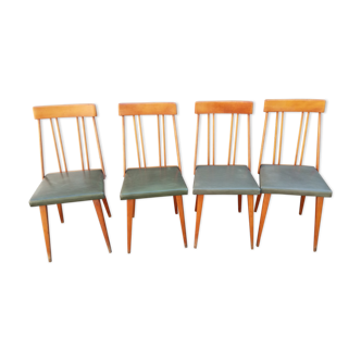 Lot of 4 vintage chairs