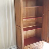 Vintage wardrobe with 1 door for years 50