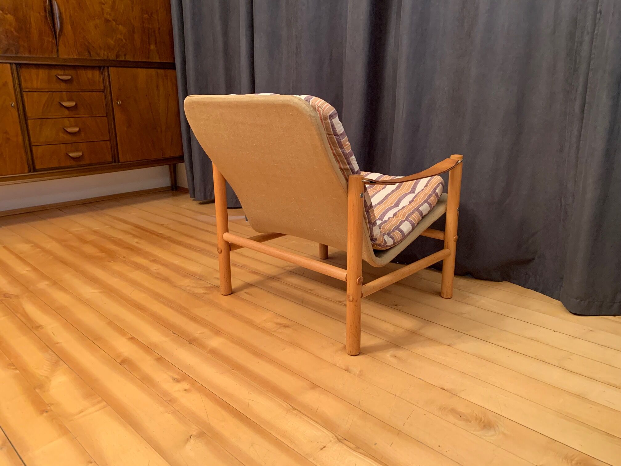 Safari armchair, designed by Bror Boije, Dux, Sweden, 1960s