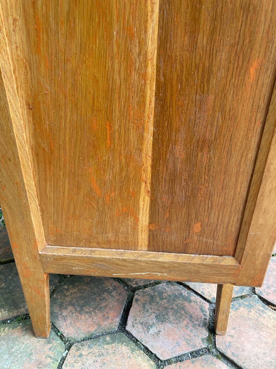 Commode pieds compas vintage