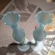 Paires de vases anciens en opaline