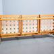 Rainbow Color Yngve Ekstrom Pinewood 3-Seat Dymling Sofa for Swedese 1970s