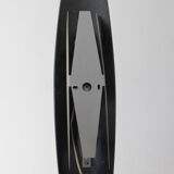 Applied in minimalist black stained wood