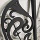 Wrought iron grille from the early 20th century Art Deco / Art Nouveau