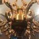 Lustre bronze 8 branches
