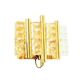 Scandinavian Glass & Brass Wall Lamp by Jakobsson for Orrefors & MPR, 1960s