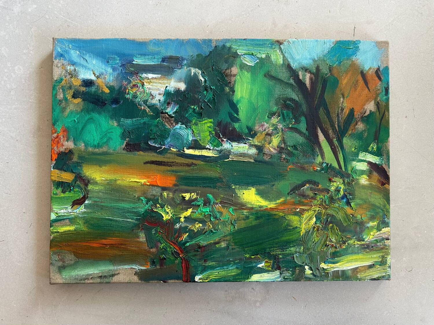 Tableau, huile sur toile