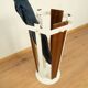 Umbrella stand, teak and metal, vintage from the 60s