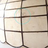 Giant mother-of-pearl mica pendant light