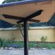 vintage standing bar table