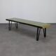 Unique Handmade Green Epoxy Fusion Bench, 1990s