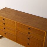 Oak and teak chest of drawers by Børge Mogensen for Karl Andersson & Söner, 1958