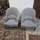 Paire de fauteuils crapaud Napoléon III
