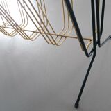 Review door metal black and gold