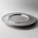 Vintage stainless steel bowl from the 1980s, polished metal with a finely textured surface, timeless elegant design, retro table decoration, noble gift idea.