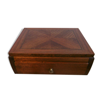 Boite à tiroir en chêne ancienne