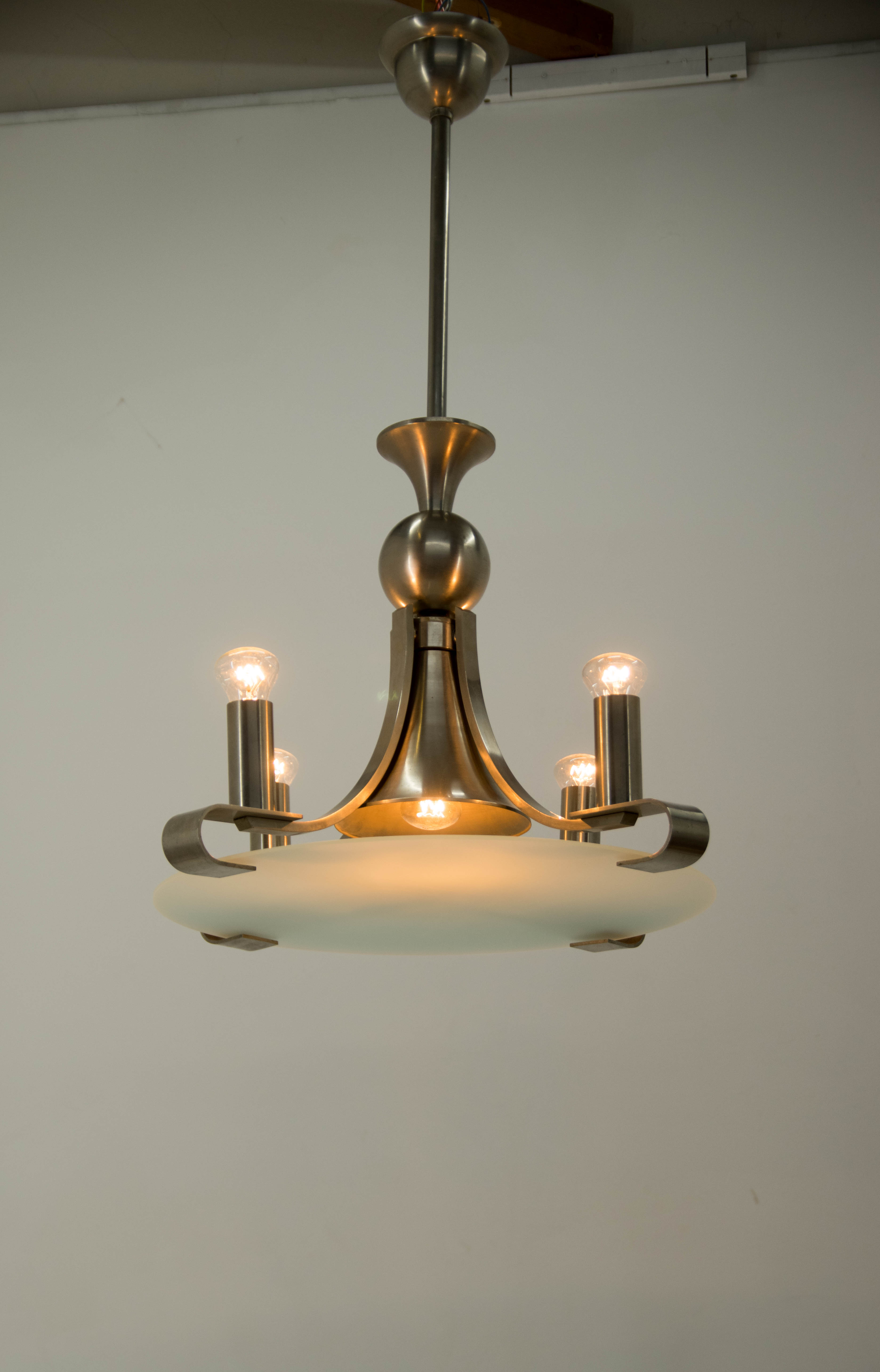 Art deco chandelier, 1930s