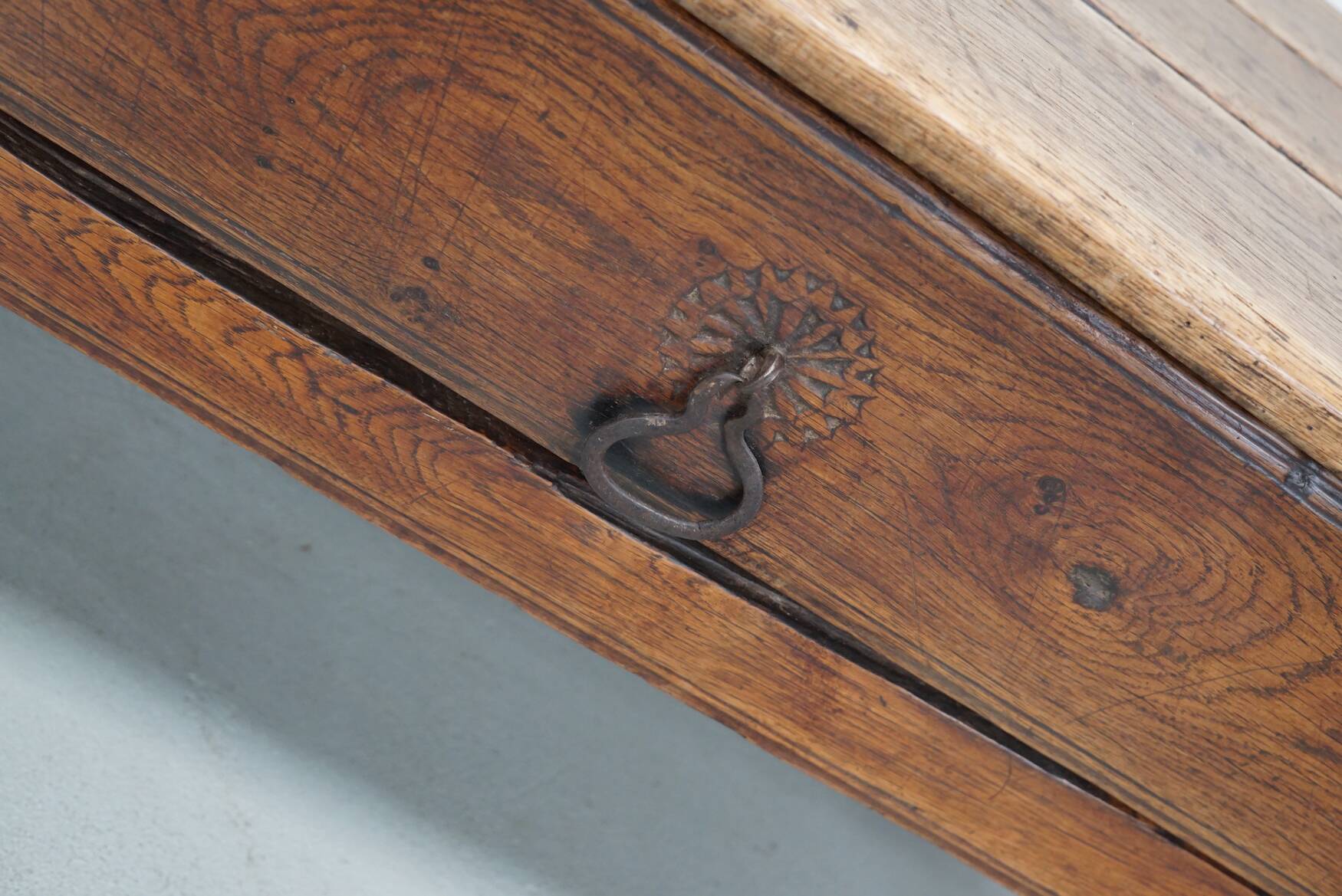 Spanish 18th Century Farmhouse Rustic Chestnut Coffee Table