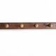 Wall-mounted coat rack with 6 hooks