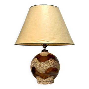 Lampe de table Art déco attribuée à Jean Besnard, céramique, France, 1935