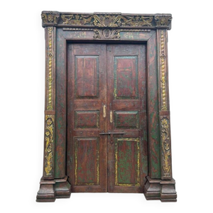 Porte indienne ancienne - patine