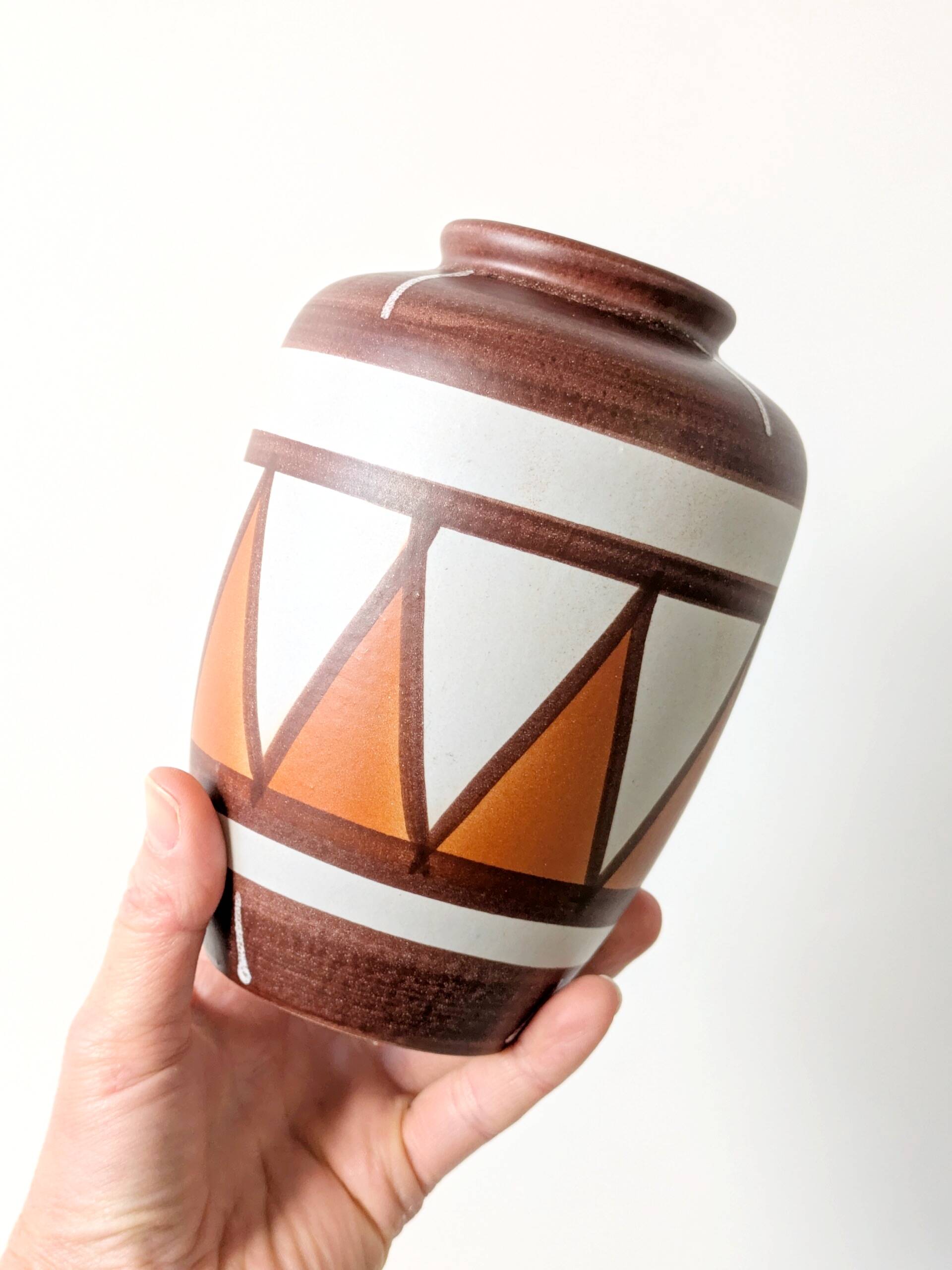 Ceramic vase from the 1960s, Ilkra, West Germany