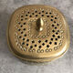 SQUARE DECORATIVE JEWELRY BOX MADE OF BRASS