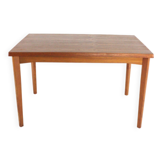 Table à manger rectangulaire extensible en teck Henning Kjearnulf Vejle