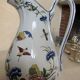 Sarreguemines ceramic pitcher jug