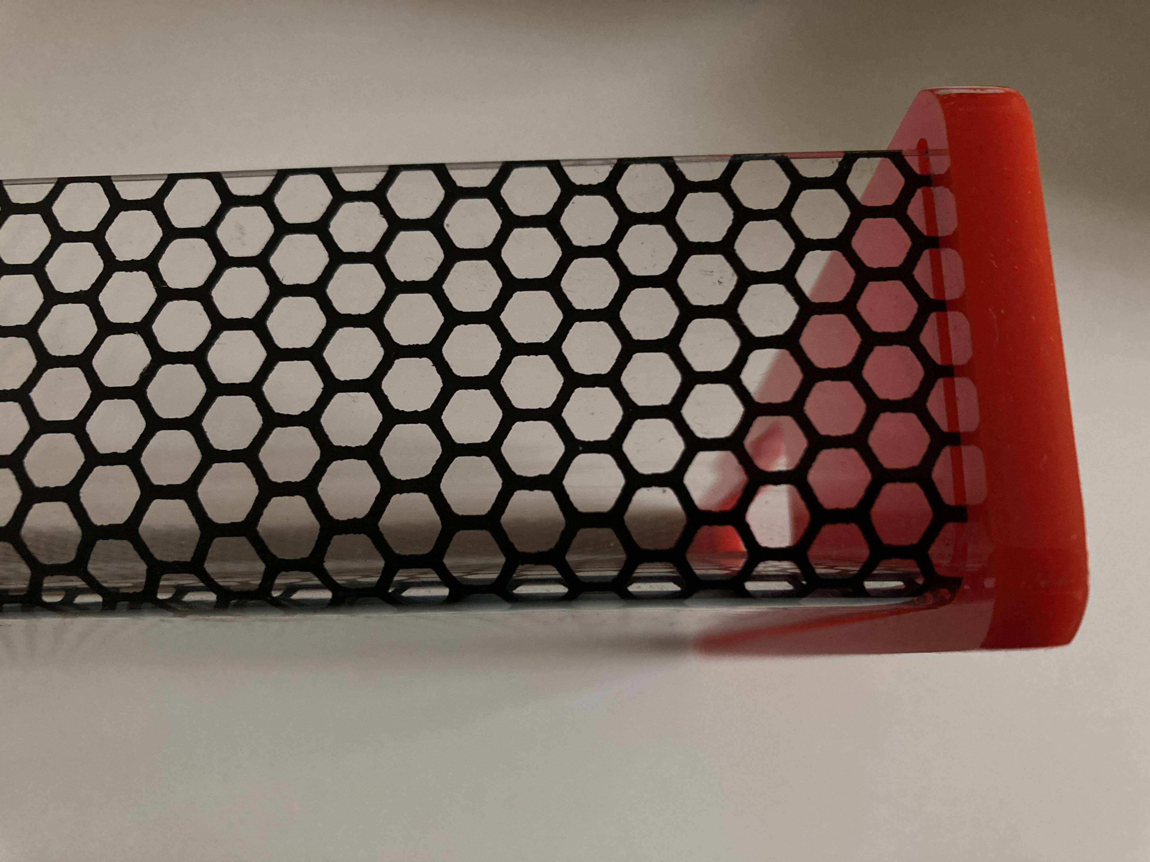 Plexiglas tray, Italian work, 1980