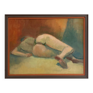 Tableau figuratif signé