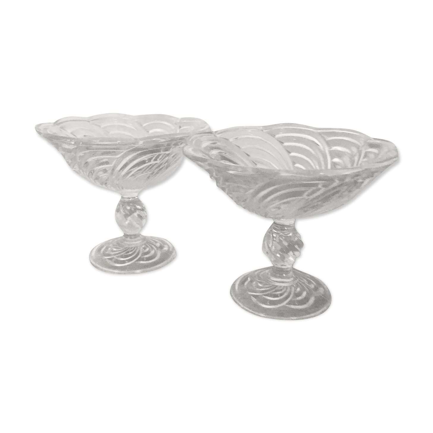 2 small Vallerysthal standing cups