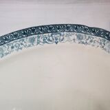 Oval dish of the pottery of Choisy le Roi, terre de fer