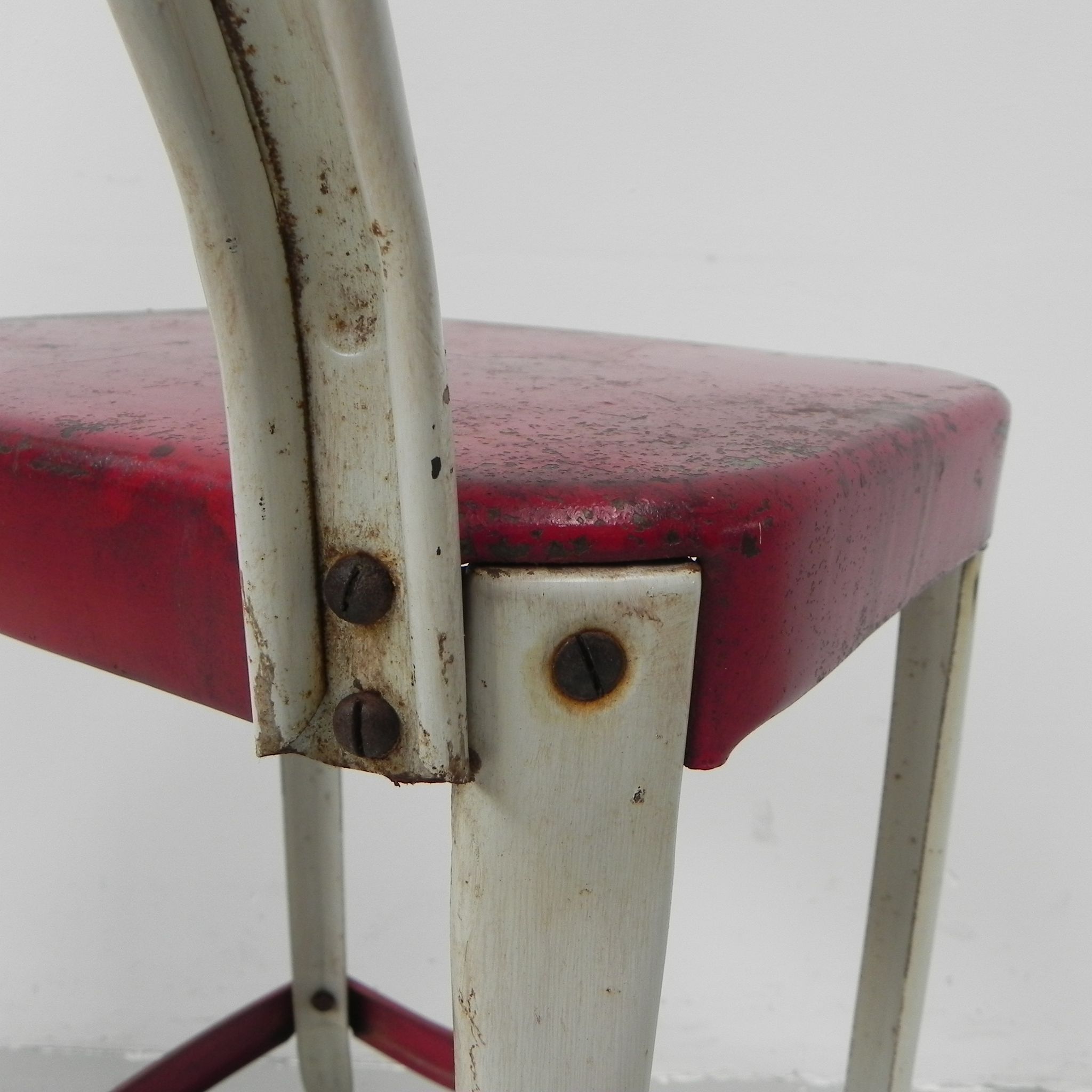 Industrial steel bar stool, stool, Cosco