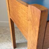 Vintage Scandinavian Cube Bedside Table