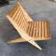 Foldable wooden garden chair from the 70s, Netherlands