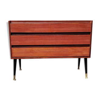 1960s teak chest of drawers