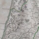 Carte ancienne de Guyenne par de Vaugondy vers 1753