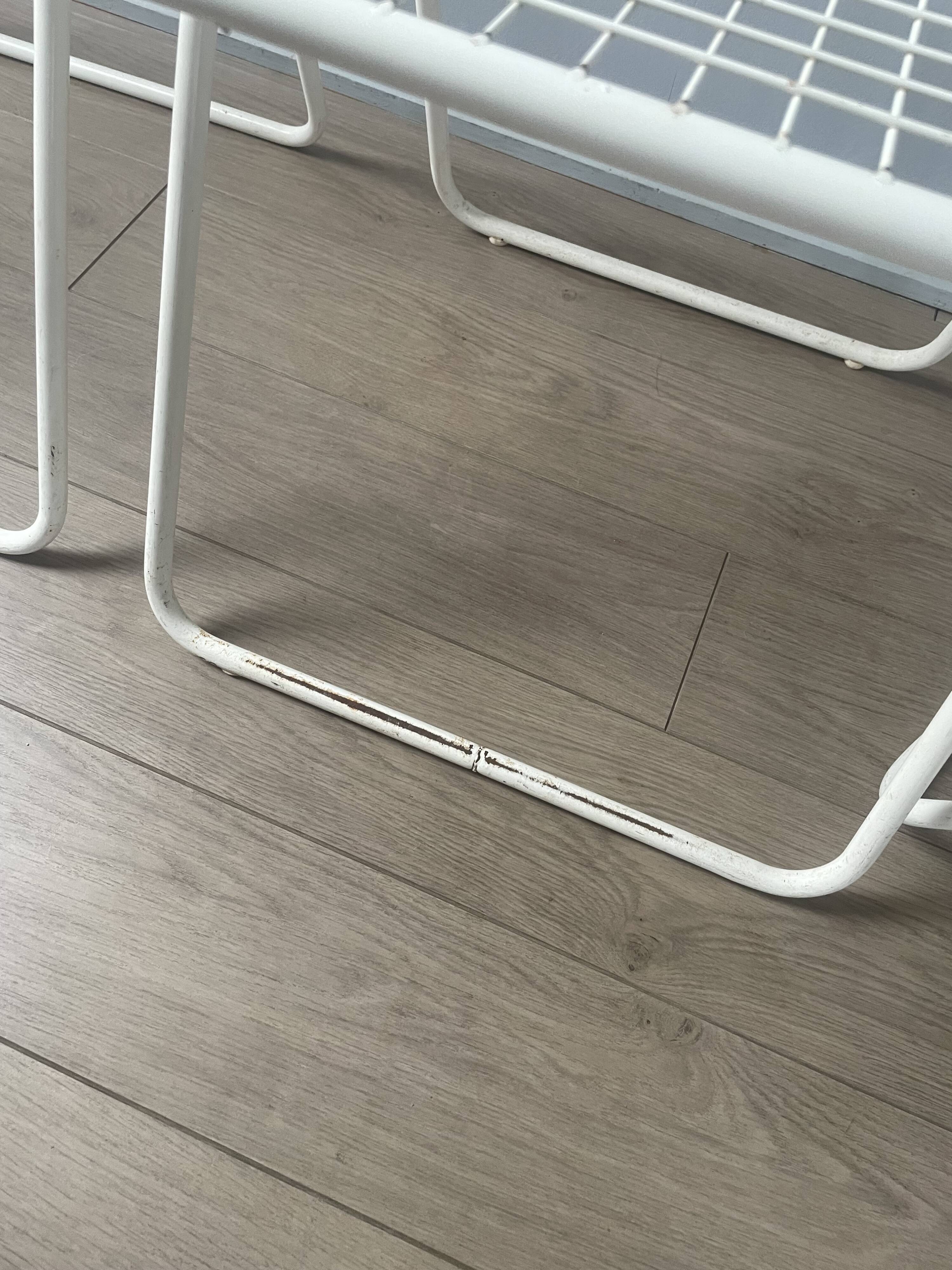 4 vintage folding chairs "Ted Net"