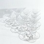 Saint Louis - 10 coupes à champagne en cristal - modèle Lasalle