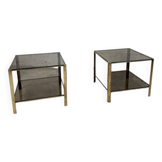 Pair of Broncz end tables 1960s
