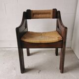 Fauteuil brutaliste design italien