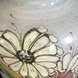 Vietnam vase of pansue shape in enamelled sandstone of bien hoa celadon flora early xx