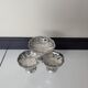 Set of 3 footed ice cream bowls