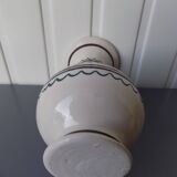 Earthenware vase with Breton decor (17 cm)